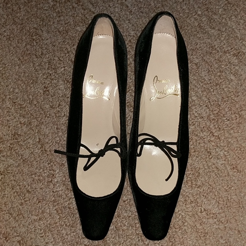 Vintage Velvet Christian Louboutin Heels